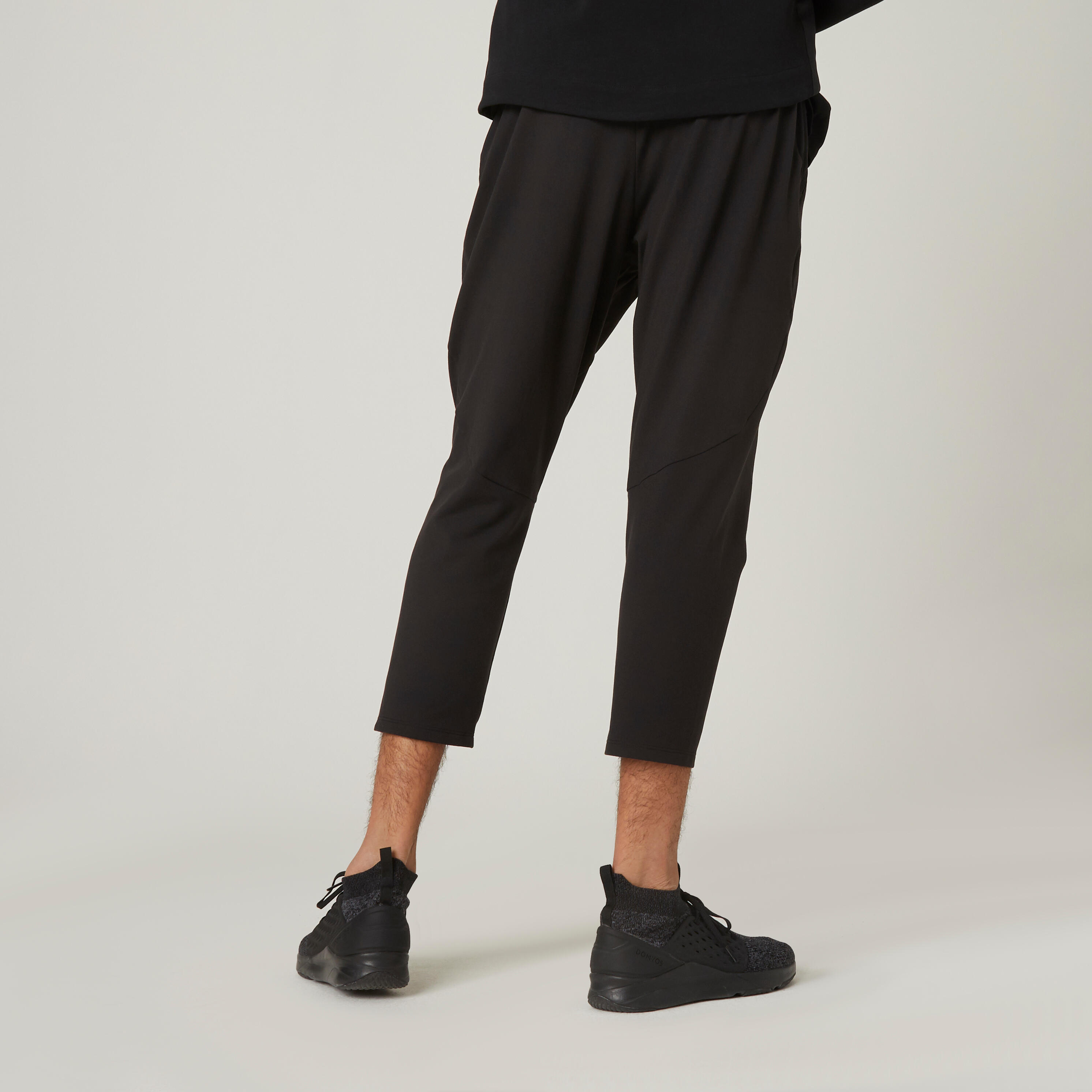 Buy STOP Black Solid Cotton Stretch Super Slim Fit Mens Trouser | Shoppers  Stop